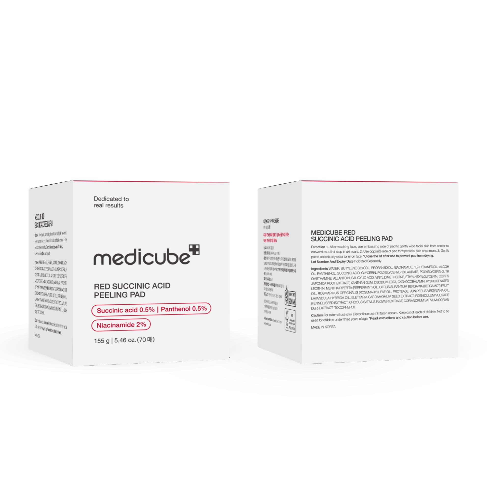 medicube Toner Pads Deep Vita C Facial Toner Pad for Uneven Skin Tone & Texture | Vitamin Water and 3 Types of Vitamin, Deeply Hydrating & Resurfacing Pad | Korean Skin Care, 70 Pads (1 Pack)