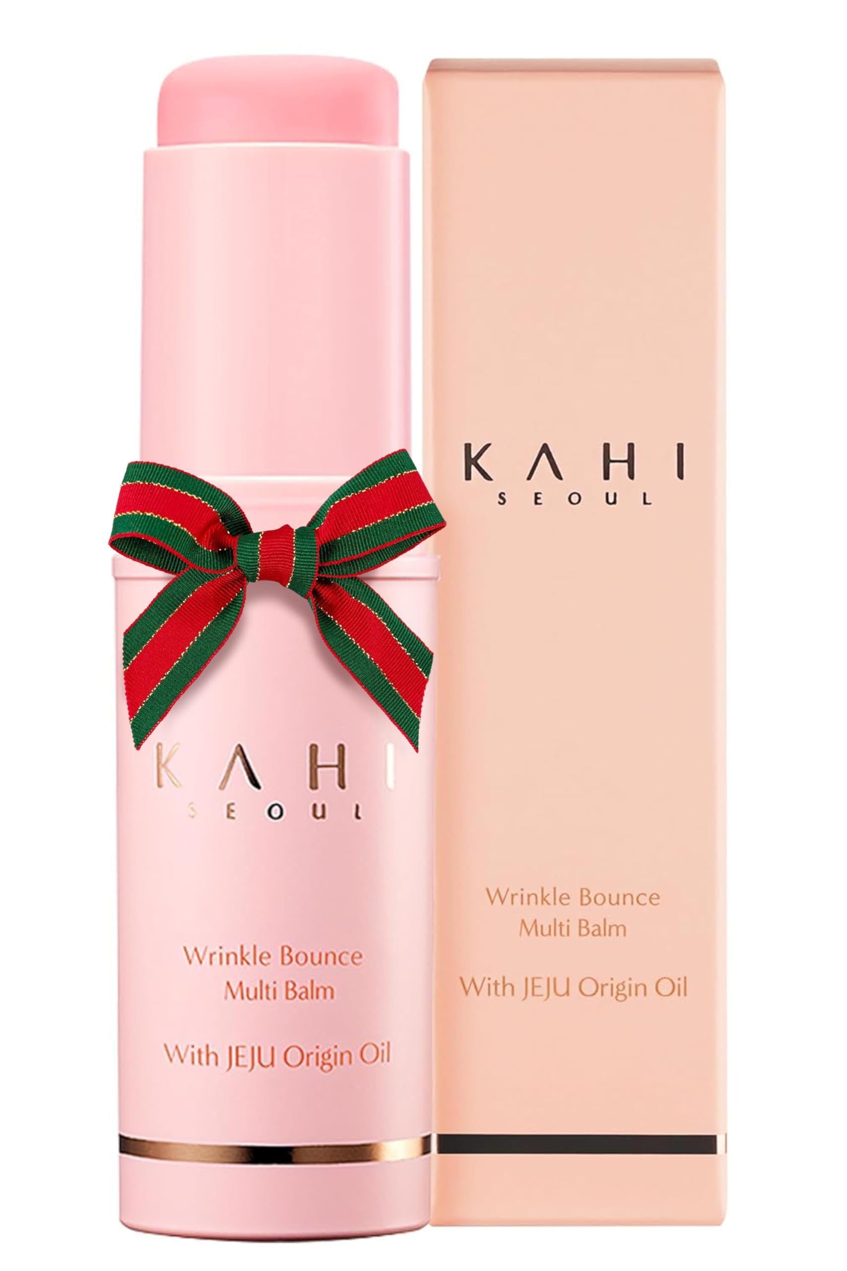 KAHI Wrinkle Bounce Multi Balm Stick | PDRN Collagen Wrinkle Stick | Korean Skin Care |All-in-One Hydrating Lip Balm Eye Cream Neck Cream Make Up Base & Face Mist Moisture Balm