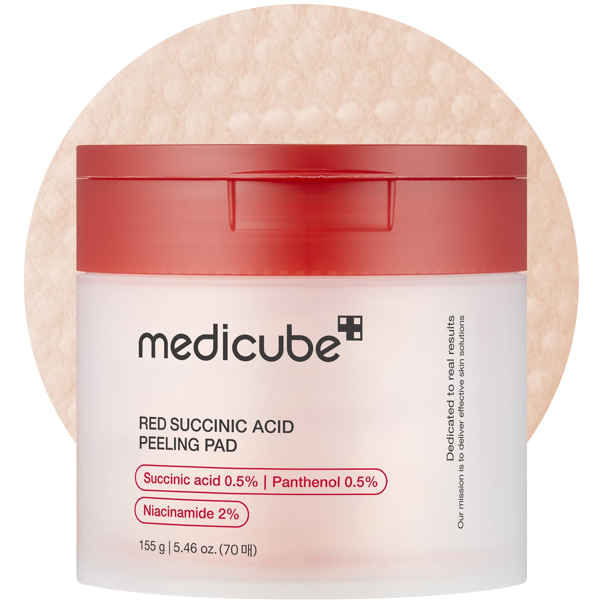 medicube Toner Pads Deep Vita C Facial Toner Pad for Uneven Skin Tone & Texture | Vitamin Water and 3 Types of Vitamin, Deeply Hydrating & Resurfacing Pad | Korean Skin Care, 70 Pads (1 Pack)