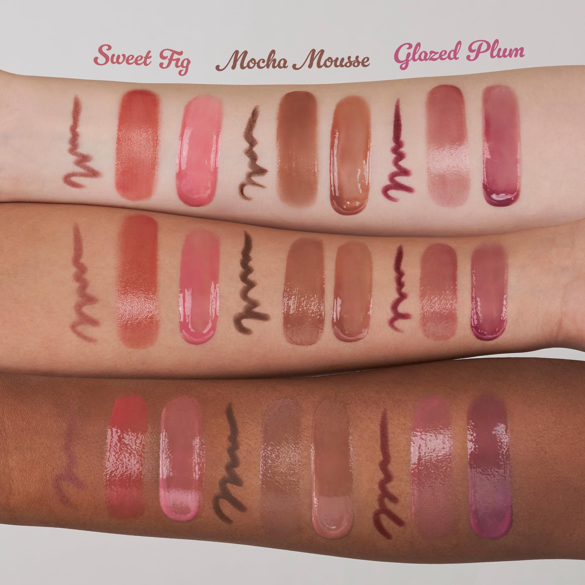 rom&nd Volume Hack Trio | 3-Step Plumping Lip Combo Set | Korean Lip Kit | Hydrated & Glossy Look | Trending on TikTok | Fuller Looking Finish | Sweet Fig Set