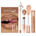 rom&nd Volume Hack Trio | 3-Step Plumping Lip Combo Set | Korean Lip Kit | Hydrated & Glossy Look | Trending on TikTok | Fuller Looking Finish | Sweet Fig Set
