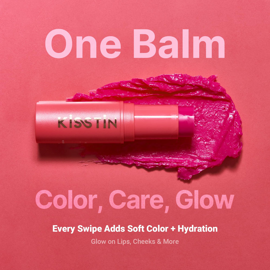 KAHI Wrinkle Bounce Multi Balm Stick | PDRN Collagen Wrinkle Stick | Korean Skin Care |All-in-One Hydrating Lip Balm Eye Cream Neck Cream Make Up Base & Face Mist Moisture Balm