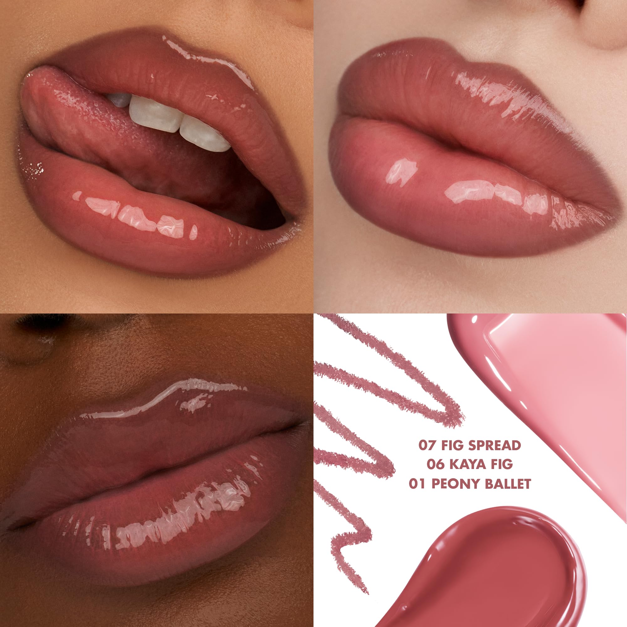 rom&nd Volume Hack Trio | 3-Step Plumping Lip Combo Set | Korean Lip Kit | Hydrated & Glossy Look | Trending on TikTok | Fuller Looking Finish | Sweet Fig Set